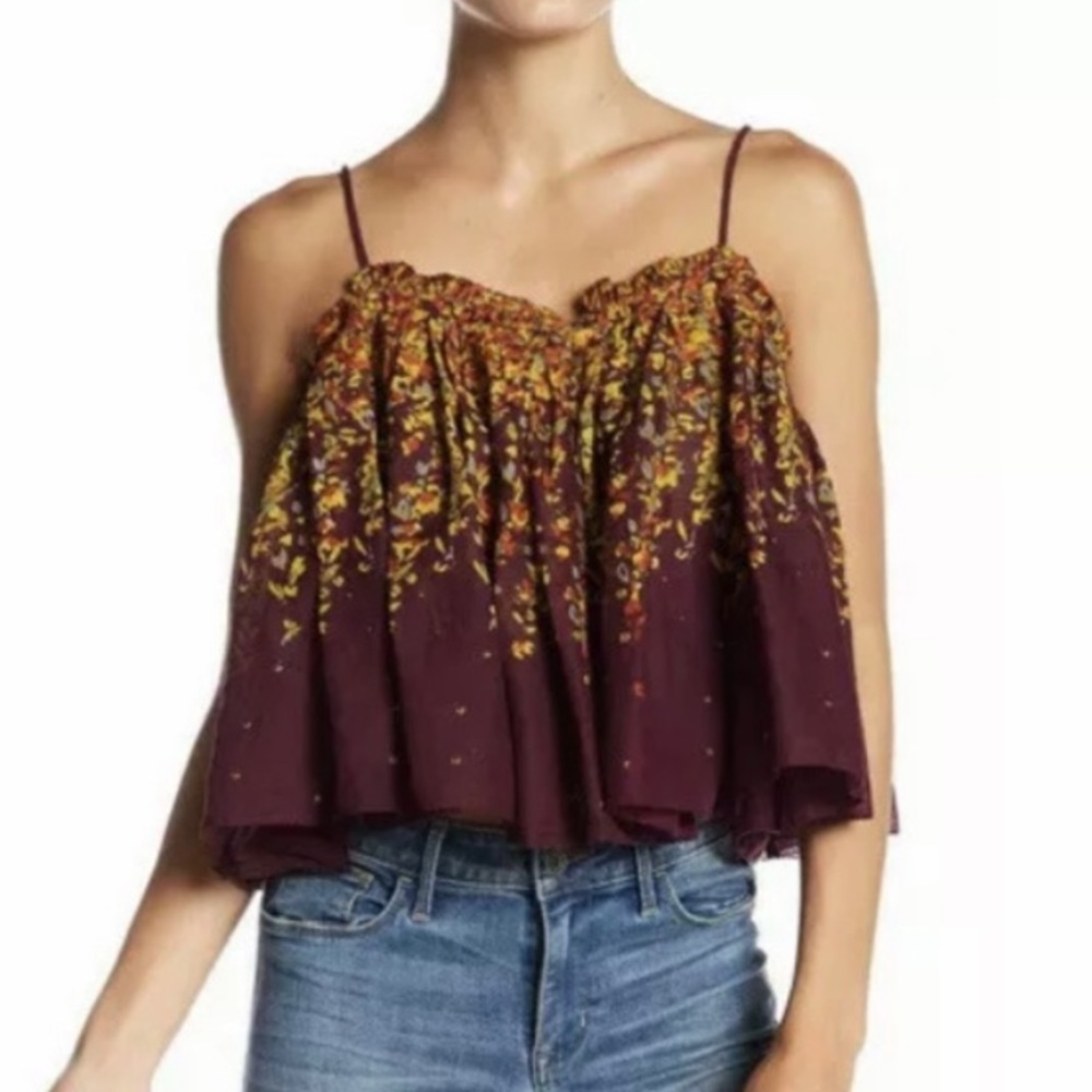 Free People Crop Swing Tank